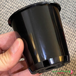 2.7 Inch Black Plastic Nursery Pot