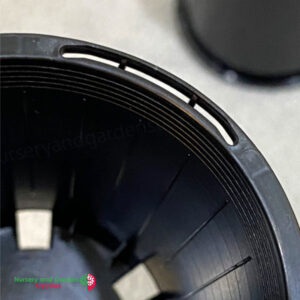 2.7 Inch Black Plastic Nursery Pot